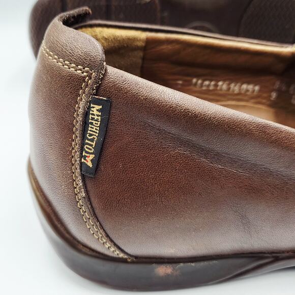 Mephisto Edlef Dark Brown Leather Slip On Comfort Loafer Moccasin Men’s Size 9 main image 8